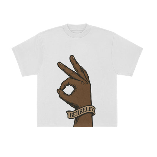B's Up Box Tee White