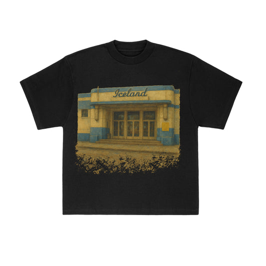 Iceland Box Tee Black
