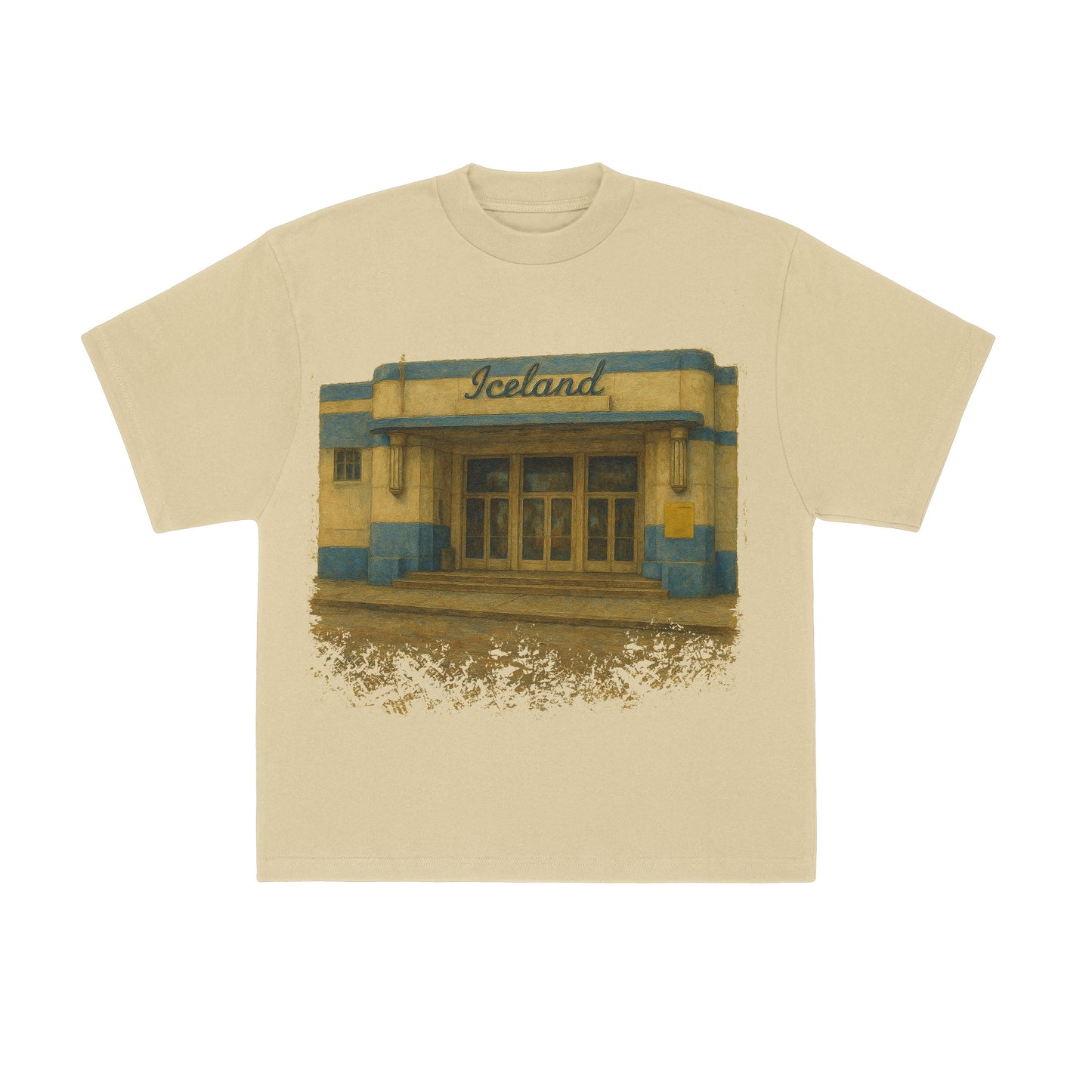 Iceland Box Tee Tan