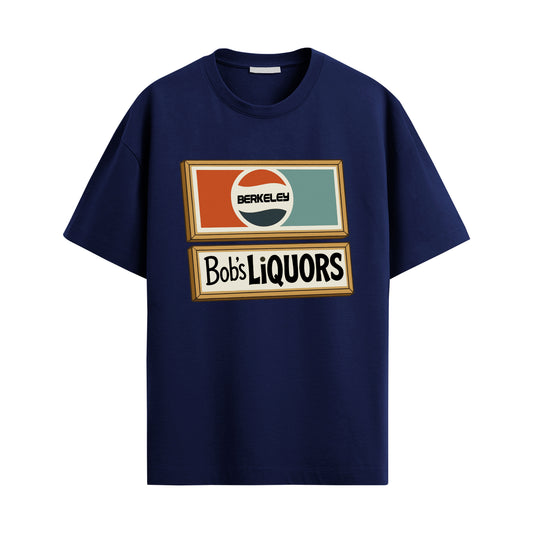 BOB's Liquors Tee Navy