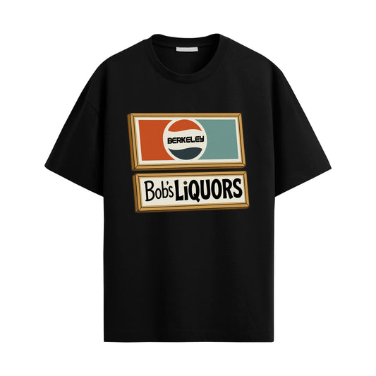 BOB's Liquors Tee Black